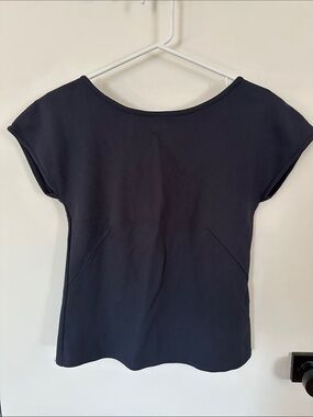 Akris Punto Cap-Sleeve Scoop Neck Tee